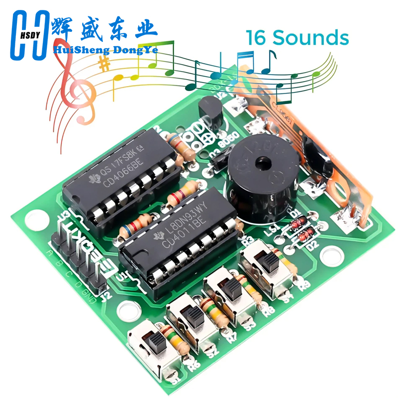 Pcb Etching Kit - 16 Music Sound Box BOX-16 Board