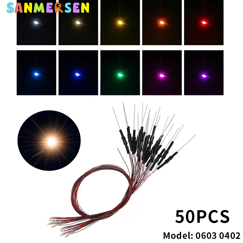 Smd Solder Paste - 50pcs/Set 0402 0603 SMD Lamp Wired