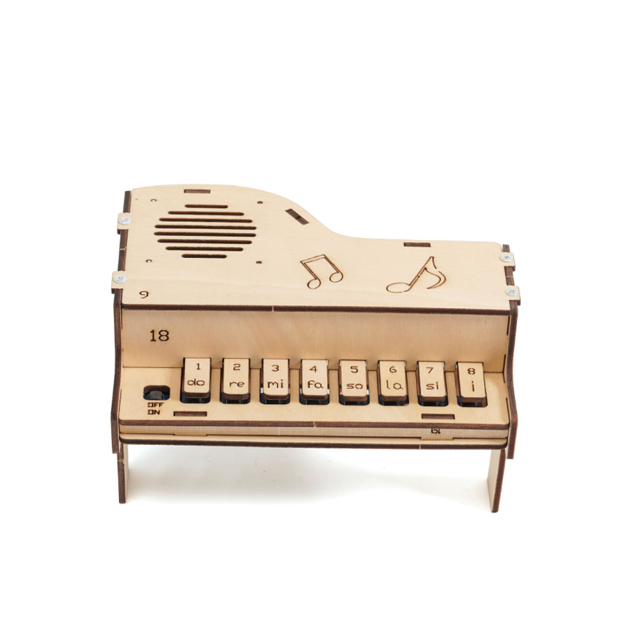 DIY Wooden Electronic Piano Mo - Diy Electronics Parts recension och pris