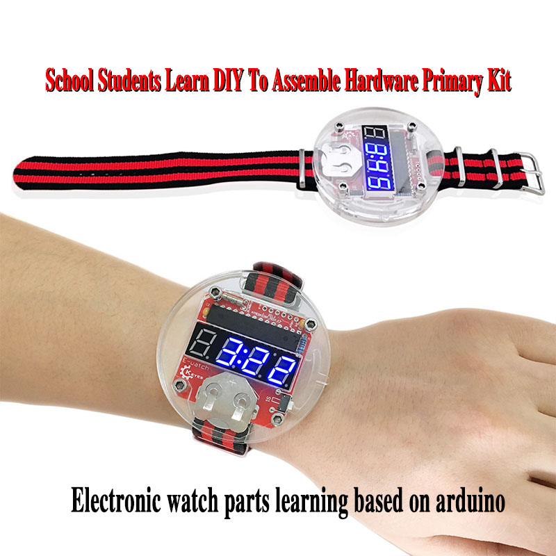 Single Chip LED Kit Clock DIY  - Diy Electronics Parts recension och pris