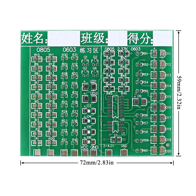 Class Kit Patch Components Wel - Pcb Etching Kit recension och pris