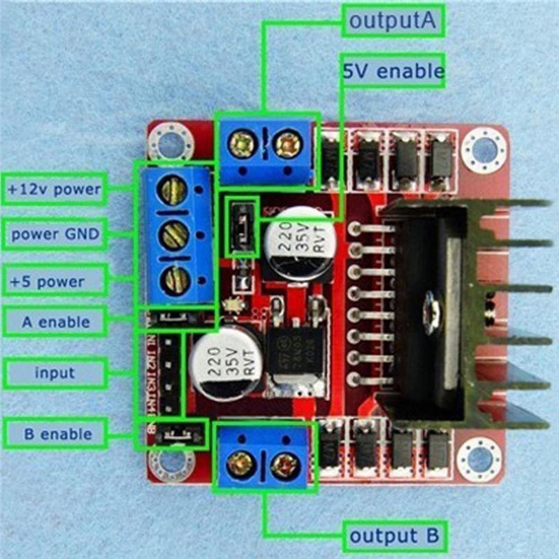 Robot Breadboard L298N Motor D - L298N Motor Driver recension och pris