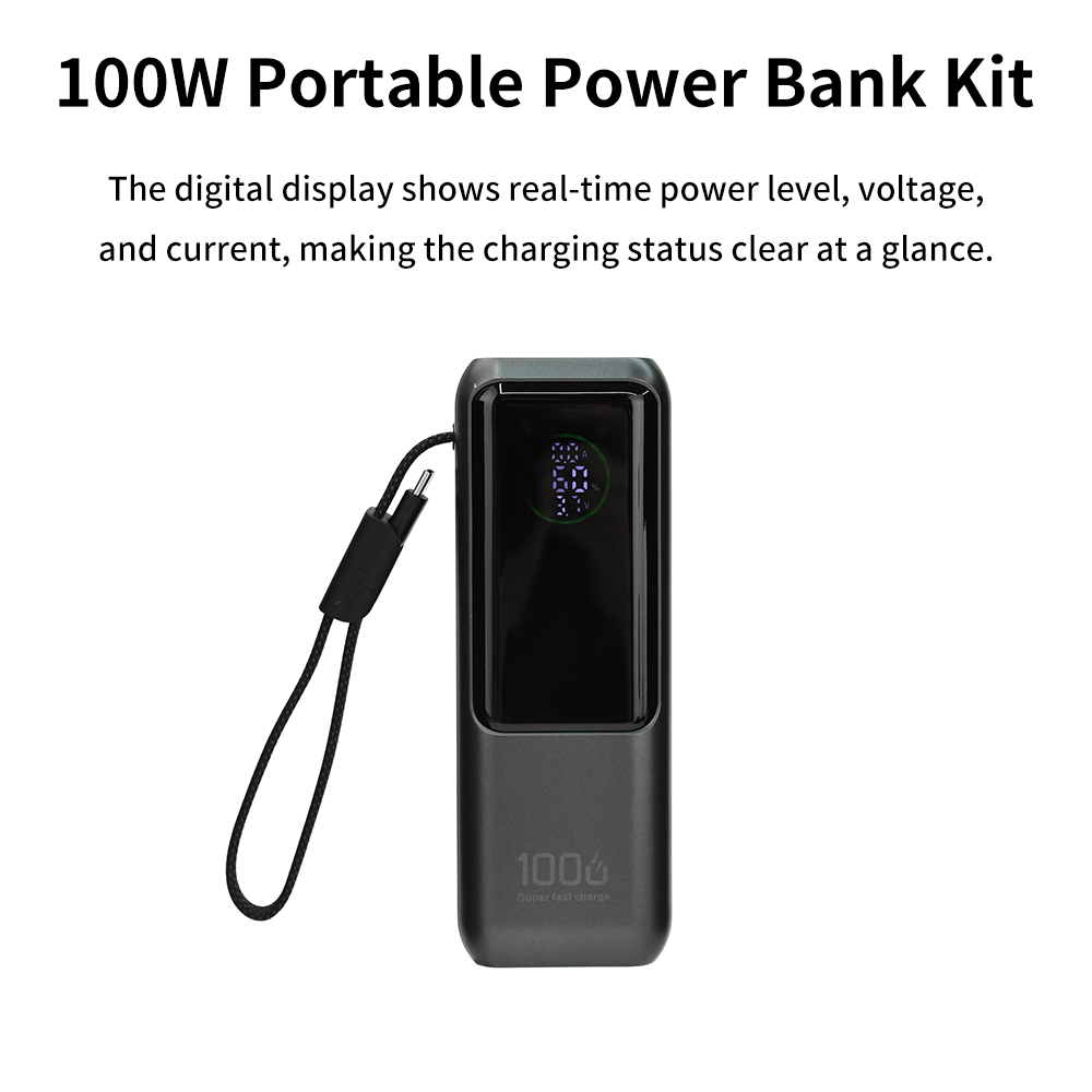 PD 100W Fast Charging Power Ba - Diy Electronics Parts recension och pris
