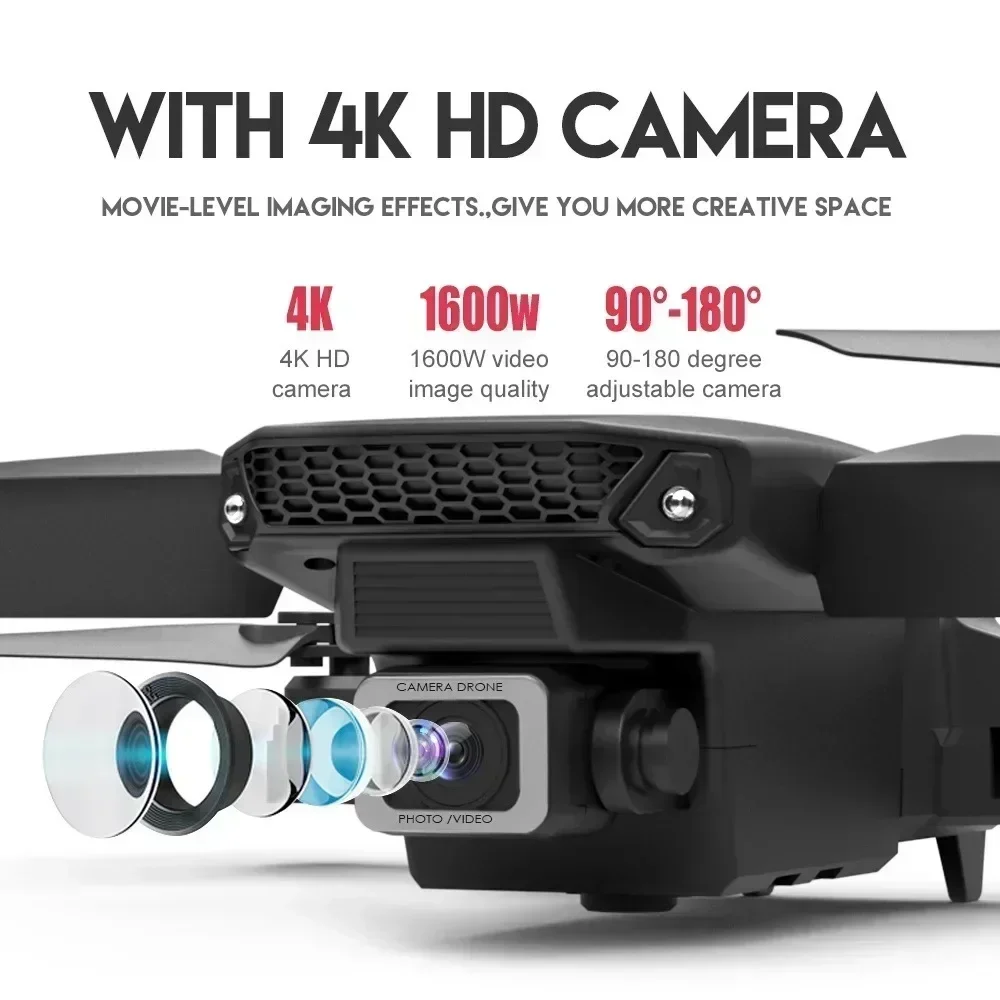 E88 Pro WIFI FPV Drone Wide An - Diy Drone Electronics recension och pris