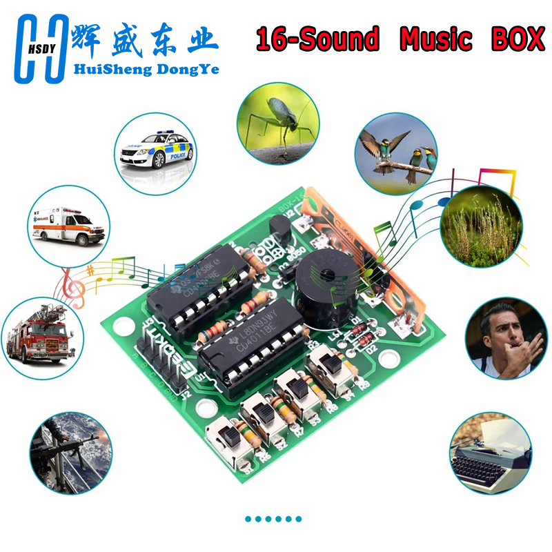 16 Music Sound Box BOX-16 Boar - Pcb Etching Kit recension och pris