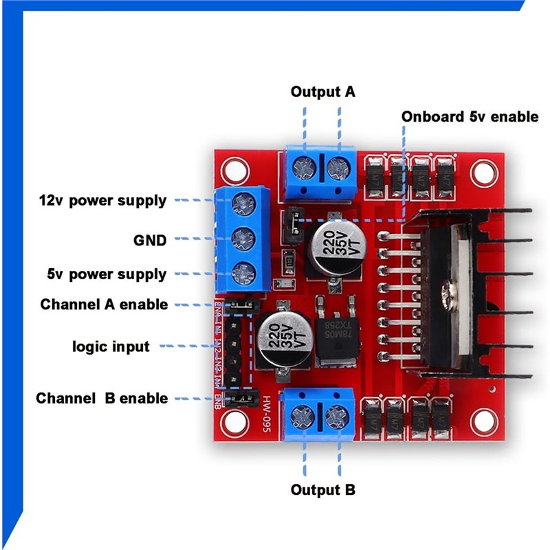 AEE7-4 Pcs L298N Motor Driver  - L298N Motor Driver recension och pris