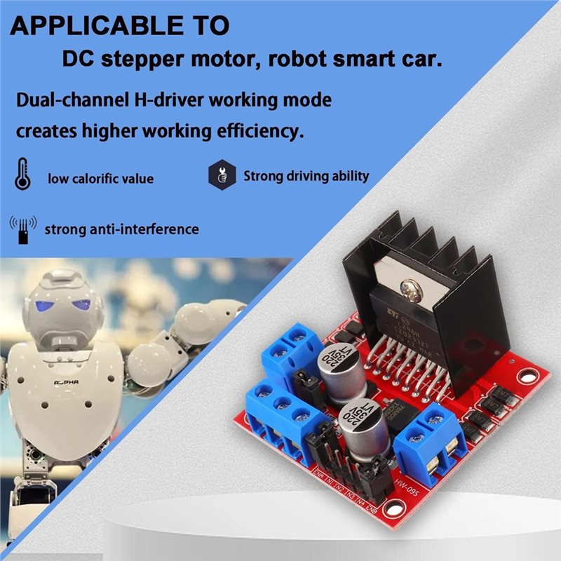 AEE7-4 Pcs L298N Motor Driver  - L298N Motor Driver recension och pris