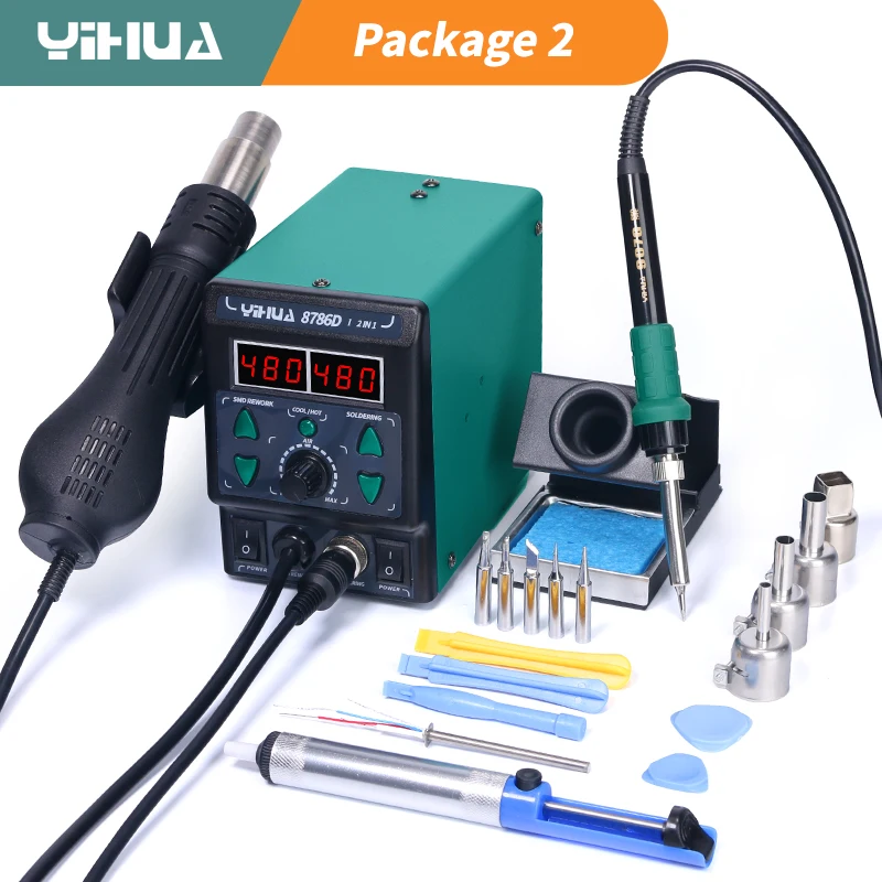 YIHUA 8786D Soldering Iron Hot - Smd Solder Paste recension och pris