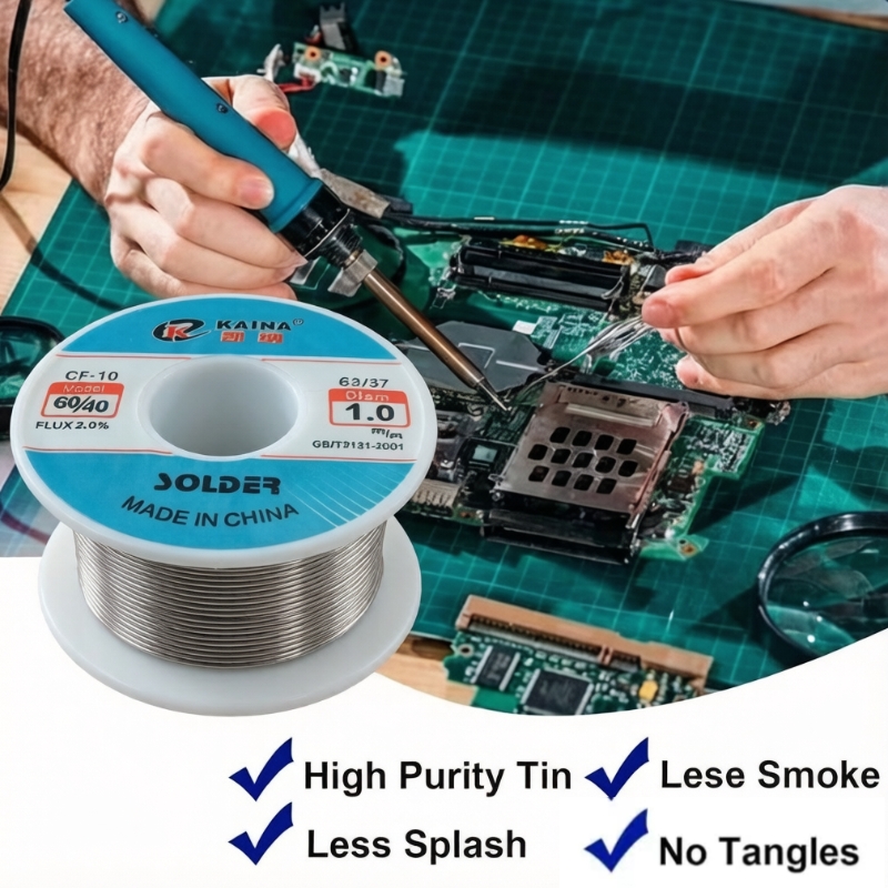 63/37 CF‑10 Rosin Core Solder  - Diy Electronics Flux recension och pris