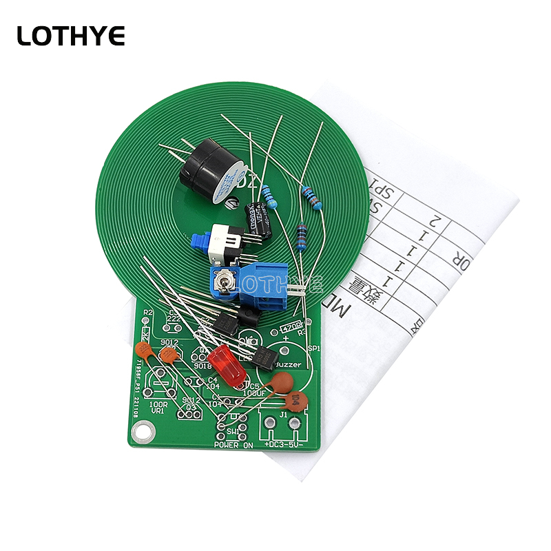 DC 3V-5V Metal Detector Kit DI - Diy Electronics Parts recension och pris