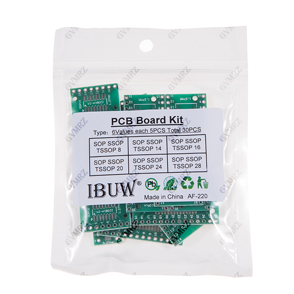 30PCS 6Values SOP SSOP TSSOP P - Pcb Etching Kit recension och pris