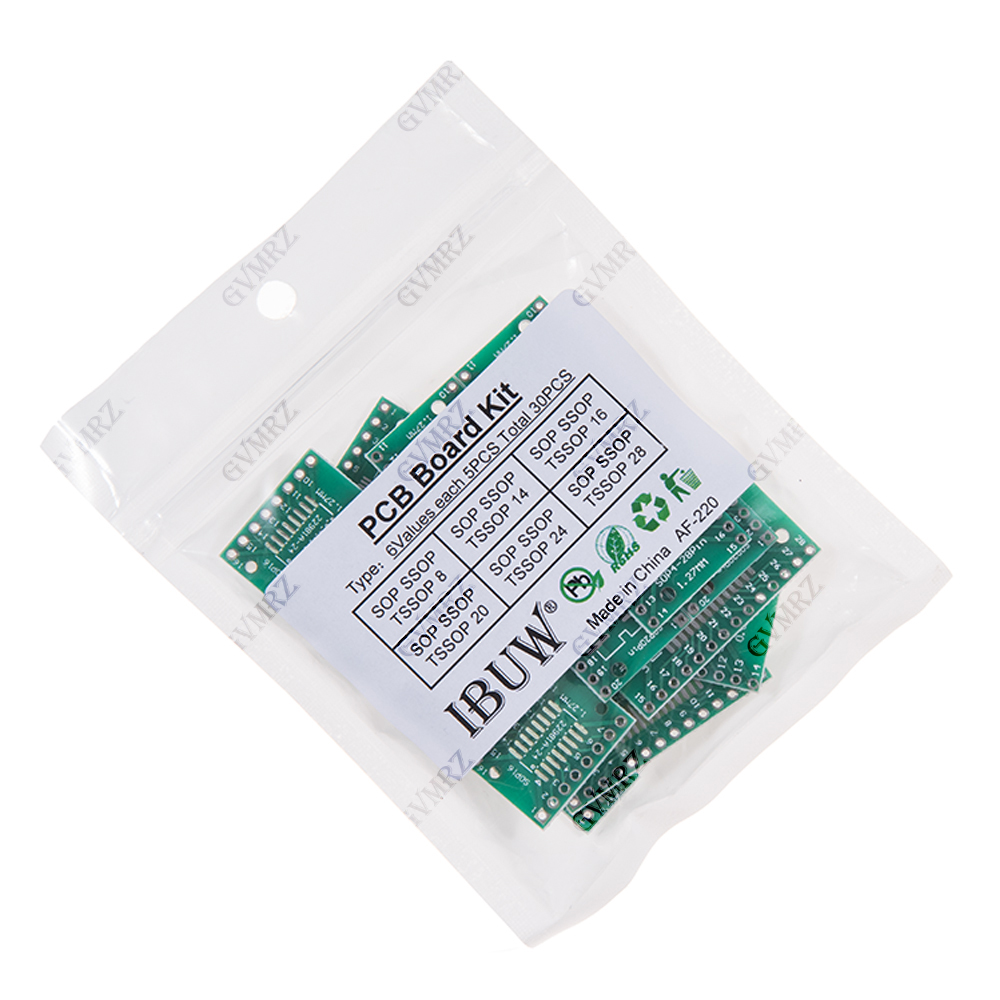 30PCS 6Values SOP SSOP TSSOP P - Pcb Etching Kit recension och pris