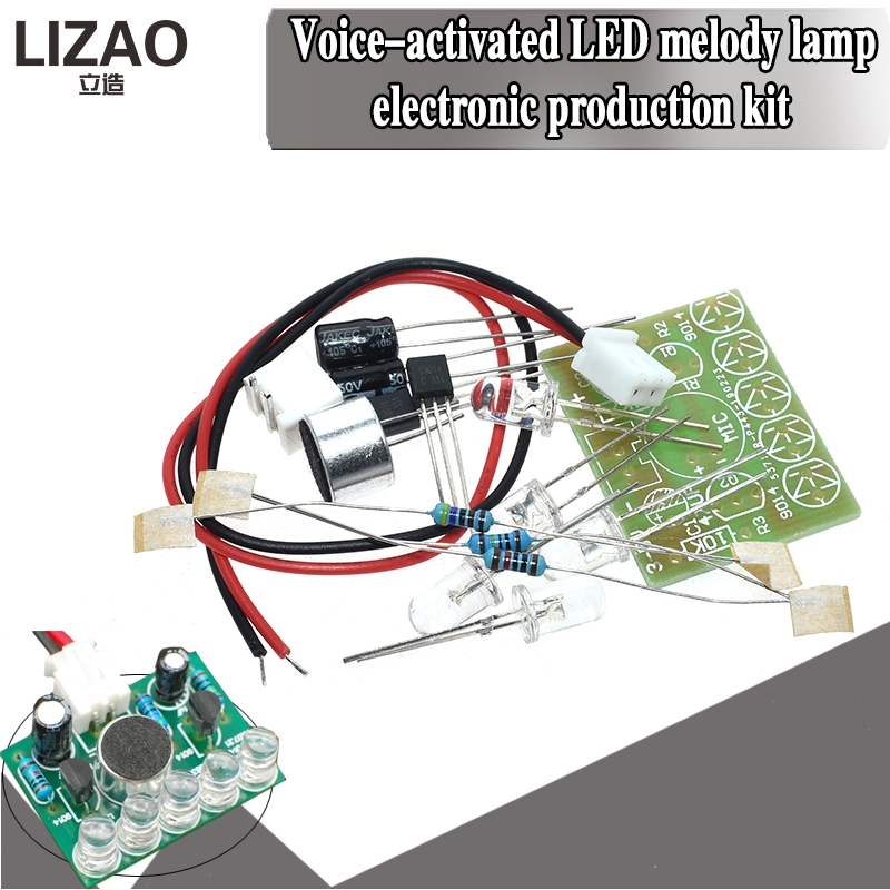 LIZAO Voice Control Melody Lam - Interesting Diy Electronics Projects recension och pris