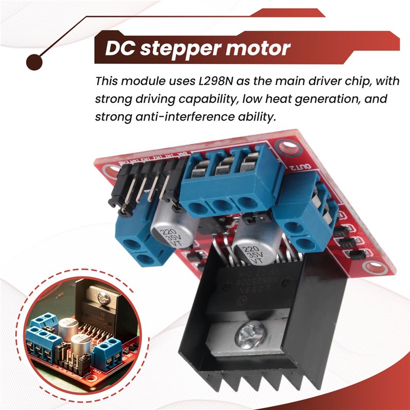 AED7-L298N Module Dual H-Bridg - L298N Motor Driver recension och pris